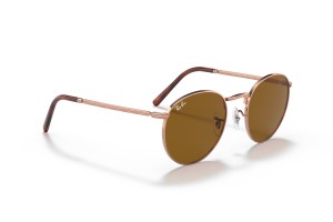 Ray-Ban RB3637 NEW ROUND - rose gold/barna napszemüveg