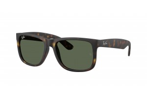 RAY-BAN RB4165 865/71 JUSTIN Rubber Havana Dark Green napszemüveg