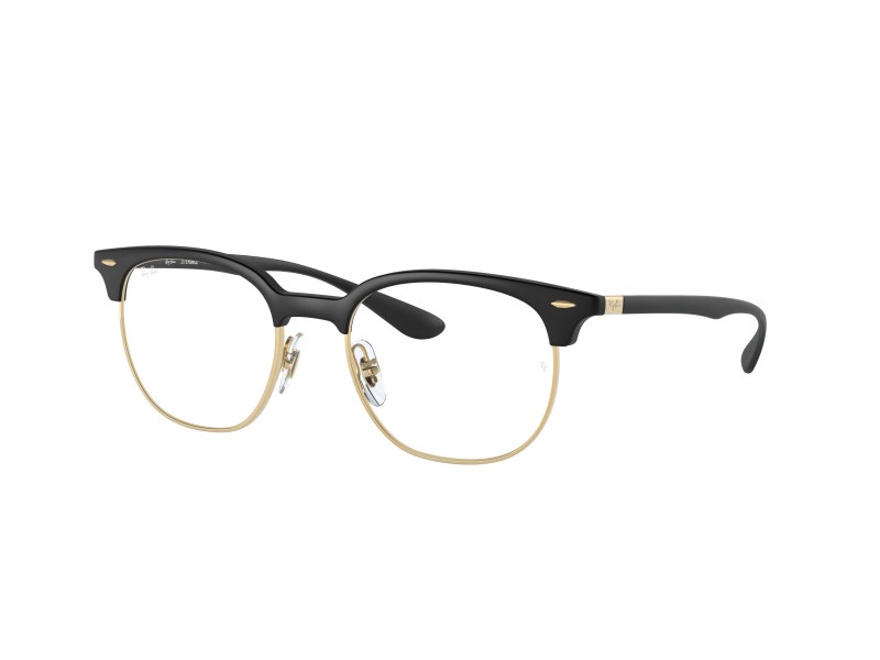 Ray-Ban RX7186 8151 fekete DEMO lencse