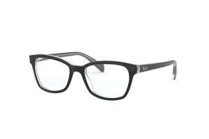 Ray-Ban RY1591 gyermek szemüveg fekete/átlátszó