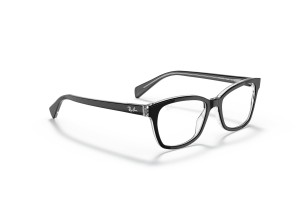 Ray-Ban RY1591 gyermek szemüveg fekete/átlátszó