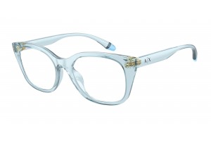 Armani Exchange AX3099U Shiny Transparent Azure szemüveg