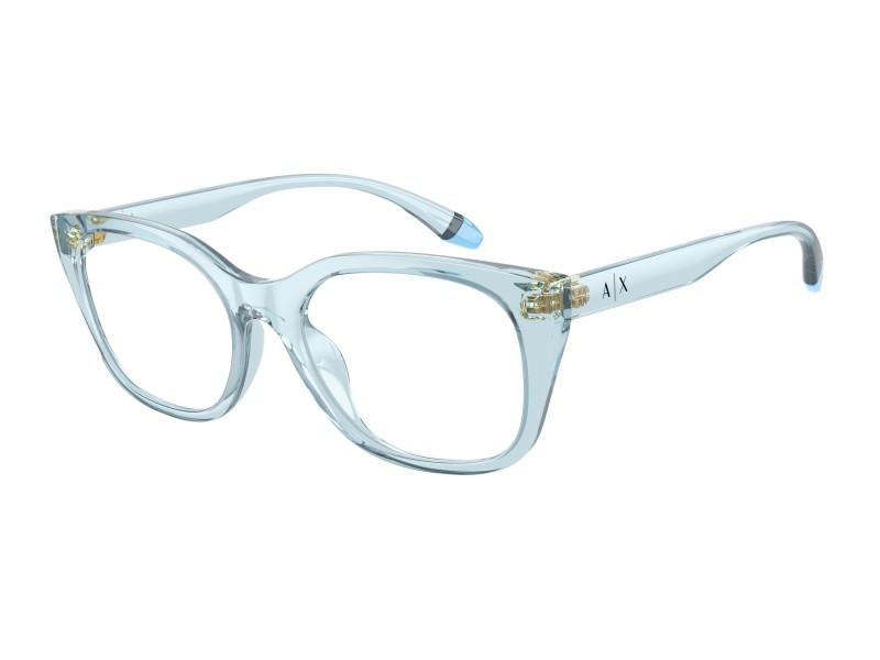 Armani Exchange AX3099U Shiny Transparent Azure szemüveg