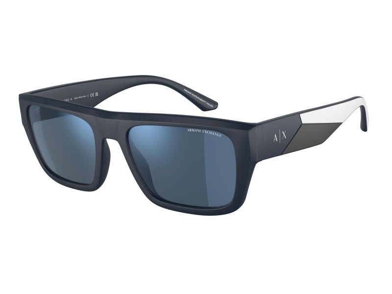 Armani Exchange AX4124SU 818155 matt kék tükrös napszemüveg