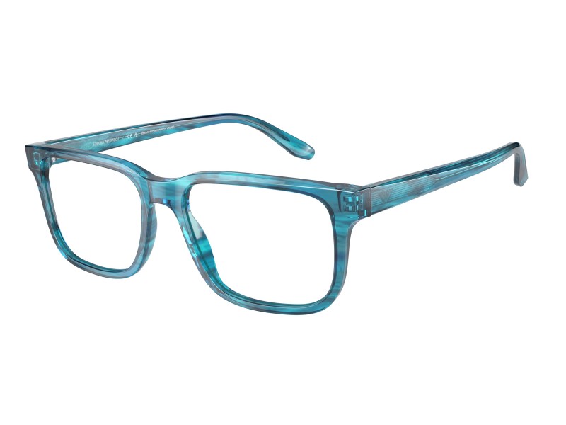 EMPORIO ARMANI EA3218 csíkos kék szemüveg