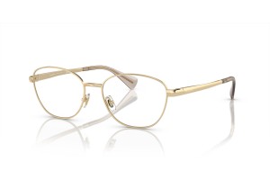 RALPH RA6057 9462 fényes pale arany szemüveg - demo lencse