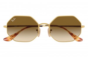 RAY-BAN RB1972 Octagon Arista Gold, világos barna lencse