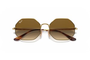 RAY-BAN RB1972 Octagon Arista Gold, világos barna lencse