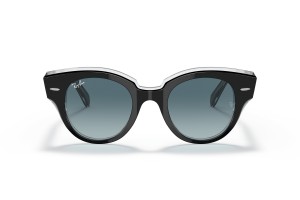 RAY-BAN RB2192 ROUNDABOUT - fekete/átlátszó kék