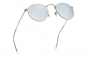RAY-BAN RB3447 019/30 ezüst Round Metal napszemüveg