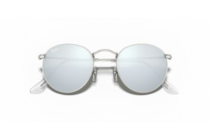 RAY-BAN RB3447 019/30 ezüst Round Metal napszemüveg