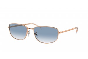 Ray-Ban RB3732 rózsaarany, clear lencse, kék tükrös