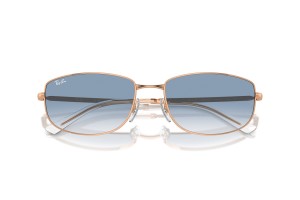 Ray-Ban RB3732 rózsaarany, clear lencse, kék tükrös