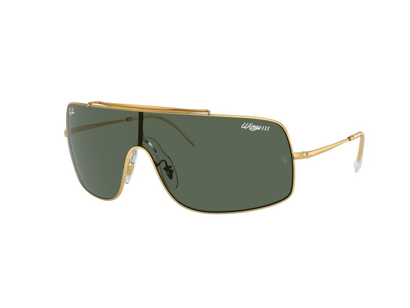 RAY-BAN WINGS III RB3897 – Arista Gold, sötétzöld lencse