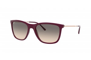 Ray-Ban RB4344 – vörös keret, világosszürke gradiens