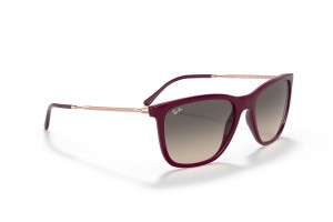 Ray-Ban RB4344 – vörös keret, világosszürke gradiens