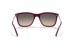 Ray-Ban RB4344 – vörös keret, világosszürke gradiens
