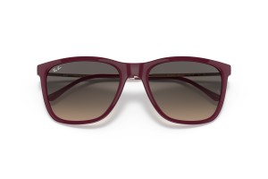 Ray-Ban RB4344 – vörös keret, világosszürke gradiens