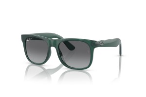 Ray-Ban RJ9069S Junior Justin Opal Green Grey polarizált