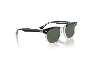 Ray-Ban RJ9098S gyermek napszemüveg - fekete/átlátszó