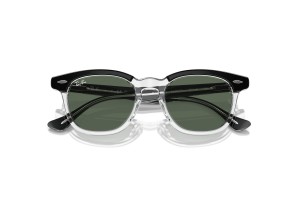 Ray-Ban RJ9098S gyermek napszemüveg - fekete/átlátszó