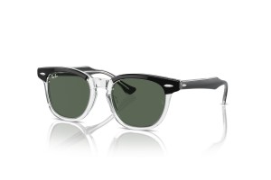 Ray-Ban RJ9098S gyermek napszemüveg - fekete/átlátszó