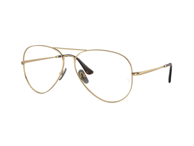 Ray-Ban RX8789 AVIATOR TITANIUM Light Brown szemüveg