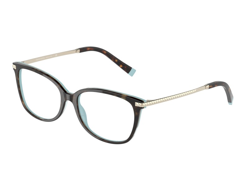 TIFFANY TF2221 8134 Havana szemüveg Tiffany kék demo lencse