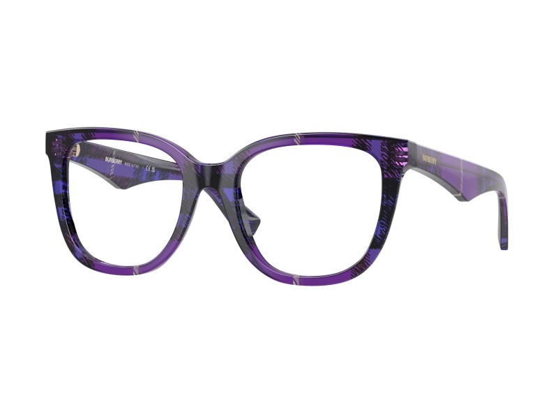 BURBERRY BE2415 Check Violet szemüveg - demo lencse