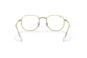 Ray-Ban RX6448 3104 hexagonális fehér demo lencse