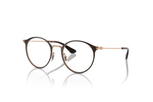 Ray-Ban RY1053 4092 Brown On Rose Gold gyermek DEMO lencse
