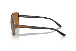 Armani Exchange AX2037S matt gunmetal, polarizált barna