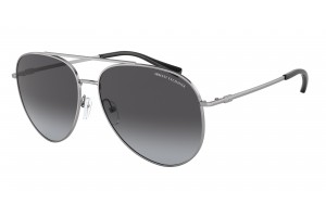 Armani Exchange AX2043S - fényes gunmetal napszemüveg