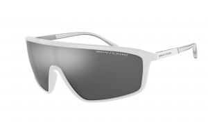 ARMANI EXCHANGE AX4119S 81566G Matte White Grey Mirror Silver napszemüveg