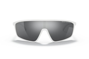 Armani Exchange AX4119S matt fehér napszemüveg, szürke tükrös