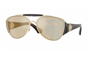 Burberry BE3161 Light Gold napszemüveg, Dark Brown lencse