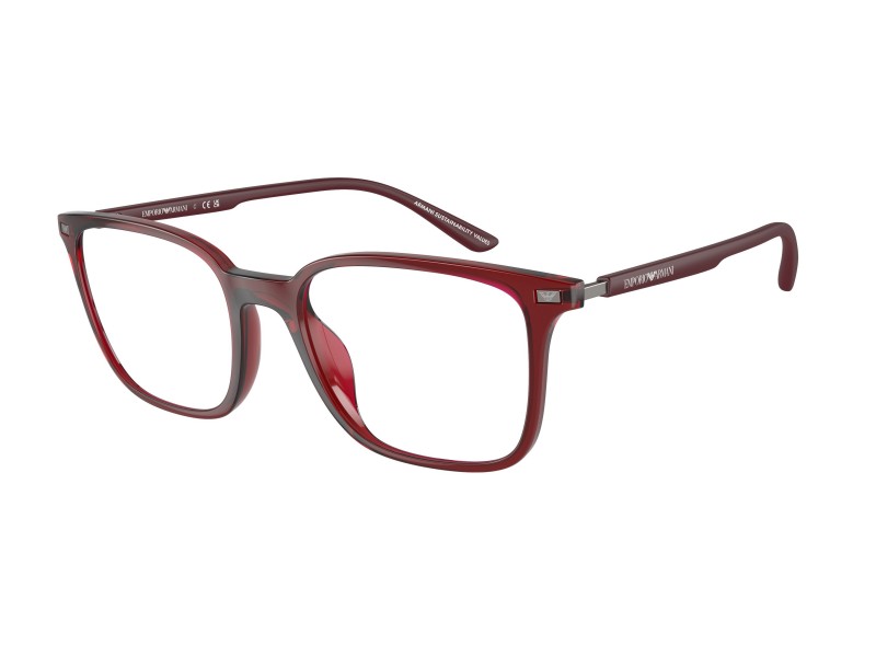 Emporio Armani EA3242U 6109 – fényes átlátszó bordó