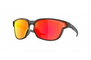 Oakley OO9227 922703 KAAST Matte Grey Smoke Prizm Ruby napszemüveg