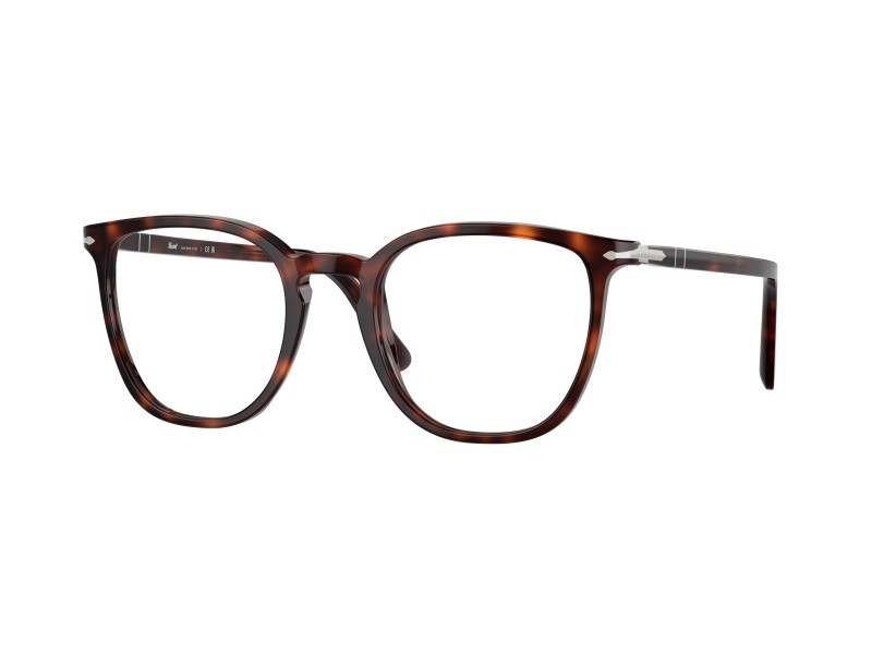 PERSOL PO3338V 24 Havana szemüveg DEMO lencsével