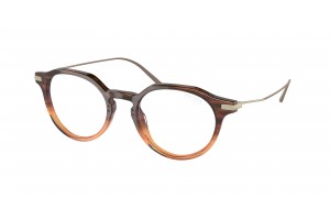 PRADA PR 12YS 13B05R Moro Amber Photo Clear Brown