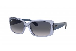 Ray-Ban RB4389 polarizált áttetsző lila-kék