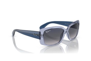 Ray-Ban RB4389 polarizált áttetsző lila-kék