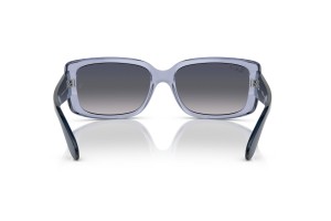 Ray-Ban RB4389 polarizált áttetsző lila-kék