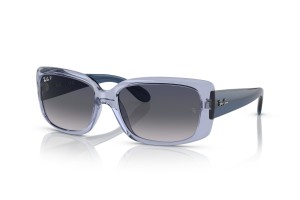 Ray-Ban RB4389 polarizált áttetsző lila-kék
