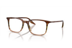 Ray-Ban RX5421 8255 barna-zöld szemüveg - DEMO lencse