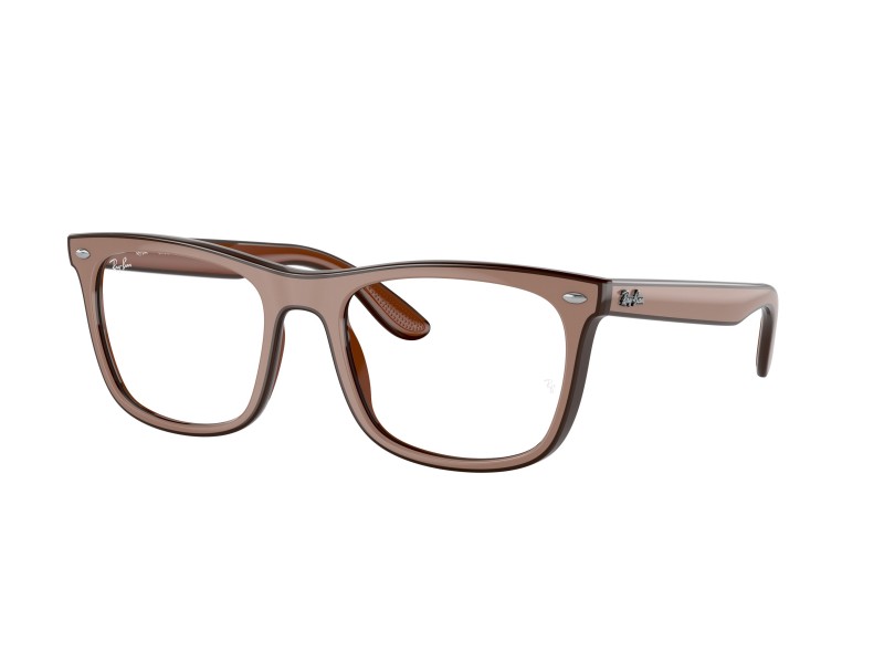 Ray-Ban RX7209 sötétbarna szemüveg (demo lencse)