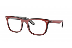Ray-Ban RX7209 8212 vörös-fekete-szürke szemüveg (DEMO)