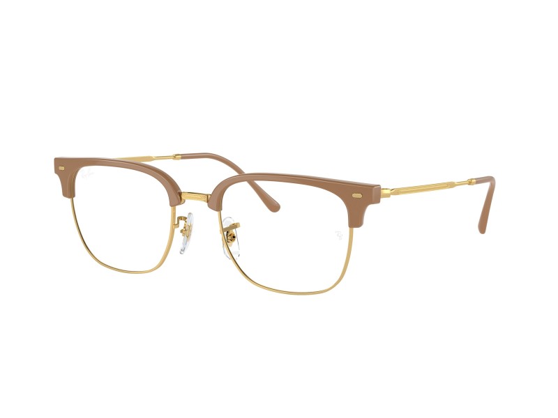 Ray-Ban RX7216 Clubmaster bézs/arany - demo lencse