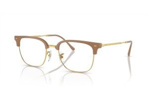 Ray-Ban RX7216 Clubmaster bézs/arany - demo lencse