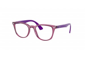 Ray-Ban RY1601 3813 Transparent Fuxia DEMO LENS gyermek szemüveg